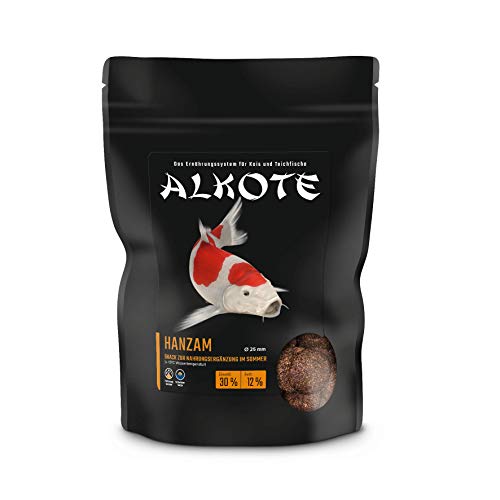 AL-KO-TE Snacks zur Nahrungsergänzung zum Hauptfutter für Kois, Hanzam, 425 g von AL-KO-TE