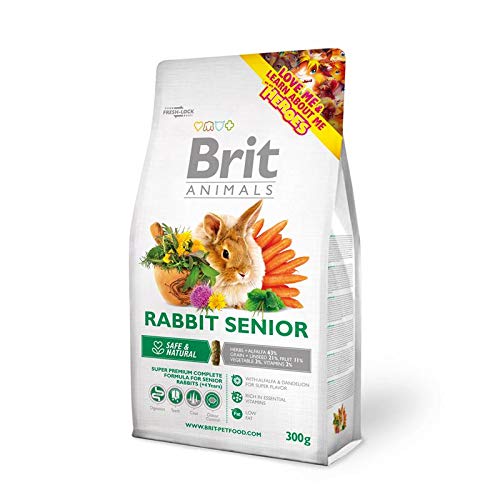 Allco Brit Animals Rabbit Senior Complete | 300g Kaninchenfutter von AL-KO-TE