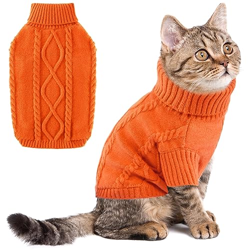 ALAGIRLS Warmer Winter Fleece Hundepullover, Süßer Welpenkleidung Katzenpullover, Weich Atmungsaktiv Weihnachten Urlaub Haustier Outfits, HundeKleidung für mittelgroße Hunde, Orange M ALAGIRLS Warmer Winter Fleece Hundepullover, Süßer Welpenkleidung Katzenpullover, Weich Atmungsaktiv Weihnachten Urlaub Haustier Outfits, HundeKleidung für mittelgroße Hunde, Orange M von ALAGIRLS