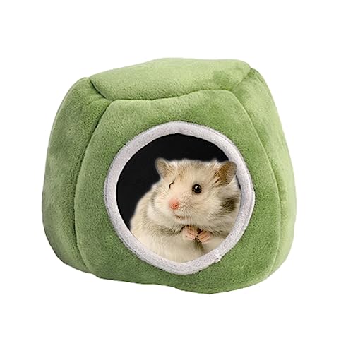 Hamster Schlafnest | Mini Hamster Warmes Bett Haus - Kleintiere Schlafhöhle Plüschnest für Zwerghamster Igel Maus KOT-au von ALASSE