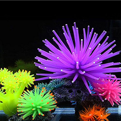Alcyoneus Künstliche Korallenpflanze aus Silikon für Aquarien, Dekoration unter Wasser von Alcyoneus