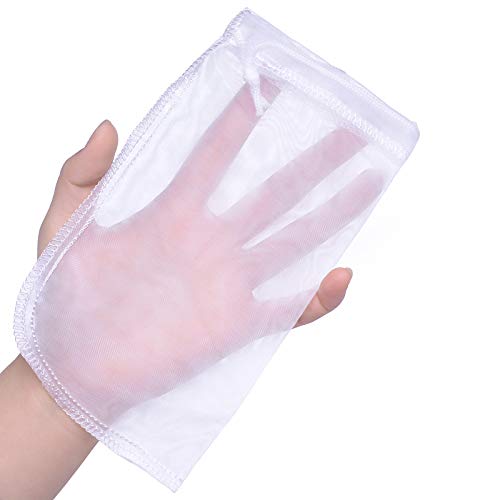 ALEGI 180 Mikron Aquarium-Filtermedien, feinmaschige Beutel, 20,3 x 10,2 cm, kleine Harz-Filter, Medienbeutel für Aquarien (20,3 x 10,2 cm, 4 Stück) von ALEGI