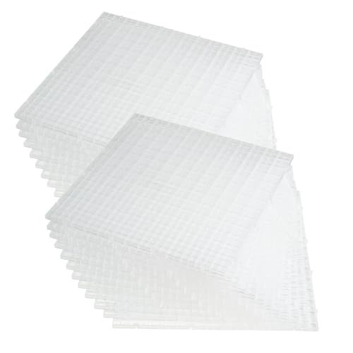 ALEGI Trennwand für Aquarien, Kunststoff, Eierkiste, Aquarium-Filter, Bodenwanne, Gitter, Trennwand, Trennwand, Trennnetz, Scheibentrenner, 24 Stück, 24 Stück von ALEGI
