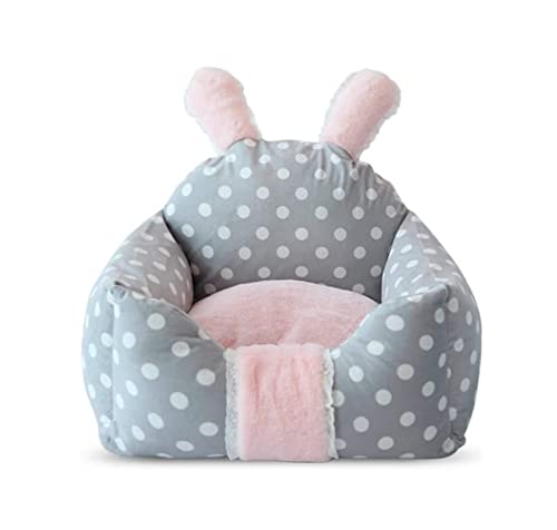 ALEjon Beruhigendes Hundebett, niedliches Kaninchen-förmiges Haustierbett, Katzenhaus, Hundebett, Zwinger-Nest, warmes Welpen-Kätzchen-Bett, Kissenpolster, bequemes Katzenhaus, Haustiernest, ALEjon Beruhigendes Hundebett, niedliches Kaninchen-förmiges Haustierbett, Katzenhaus, Hundebett, Zwinger-Nest, warmes Welpen-Kätzchen-Bett, Kissenpolster, bequemes Katzenhaus, Haustiernest, von ALEjon