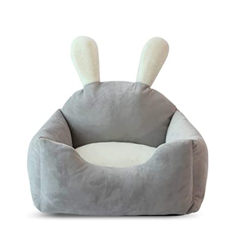 ALEjon Beruhigendes Hundebett, niedliches Kaninchen-förmiges Haustierbett, Katzenhaus, Hundebett, Zwinger-Nest, warmes Welpen-Kätzchen-Bett, Kissenpolster, bequemes Katzenhaus, Haustiernest, ALEjon Beruhigendes Hundebett, niedliches Kaninchen-förmiges Haustierbett, Katzenhaus, Hundebett, Zwinger-Nest, warmes Welpen-Kätzchen-Bett, Kissenpolster, bequemes Katzenhaus, Haustiernest, von ALEjon