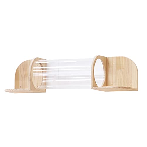 ALEjon DIY Home Indoor Katzenwandmöbel Katzenklettergerüst Katzenhaus Katzenhauszubehör – an der Wand montiertes Raumkapsel-Katzennest – Katzenbrücke – schwebendes Katzenregal – Sisal-Katzenkratzbaum von ALEjon