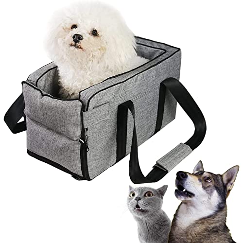 ALEjon Faltbarer Haustier-Autositz für kleine/mittelgroße Hunde – tragbare Sitzerhöhung und Reisebett für Ihren Welpen von ALEjon