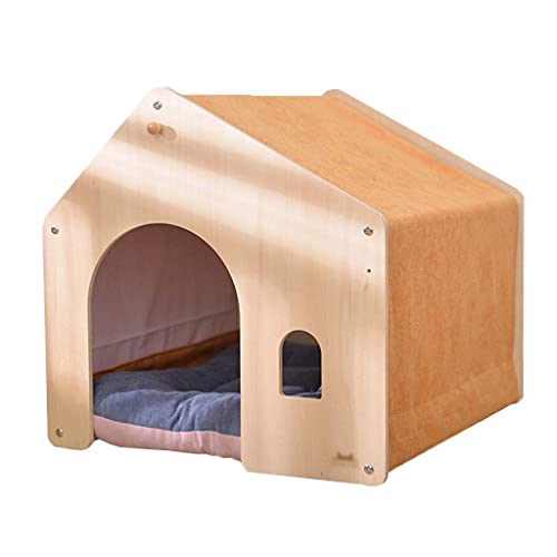 ALEjon Four Seasons Pet House: Eine gemütliche Innenhütte für kleine Hunde und Kätzchen, die im Winter Wärme und Komfort bietet von ALEjon