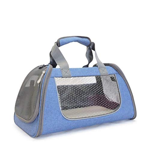 ALEjon Gemütliche Premium-Reisetasche für kleine Hunde: tragbar, selbstsichernder Reißverschluss, sicher im Autositz, tief und weich (Farbe: B, Größe: L) von ALEjon