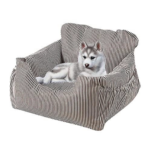 ALEjon Haustier-Autositz: Hundesitz für kleine und mittelgroße Hunde und Katzen, abnehmbare und sichere Reiselösung von ALEjon
