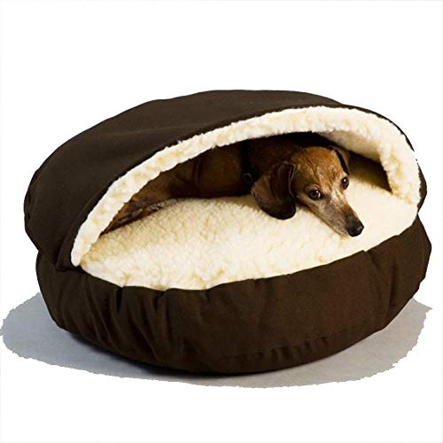 ALEjon Haustier-Nest-Höhle, warmes Haustier-Nest, Innenschlaf, Haustier-Schlafsack, Katze und Welpe, leicht zu reinigen, braun, XL ALEjon Haustier-Nest-Höhle, warmes Haustier-Nest, Innenschlaf, Haustier-Schlafsack, Katze und Welpe, leicht zu reinigen, braun, XL von ALEjon