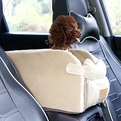ALEjon Light Khaki Haustier-Autositz: Tragbarer und stilvoller Reiseträger für kleine Hunde und Katzen ALEjon Light Khaki Haustier-Autositz: Tragbarer und stilvoller Reiseträger für kleine Hunde und Katzen von ALEjon