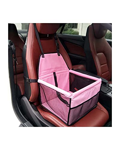 ALEjon Print Wasserdichter Kleiner Hundehängematten-Autositz für Hunde – Pink von ALEjon