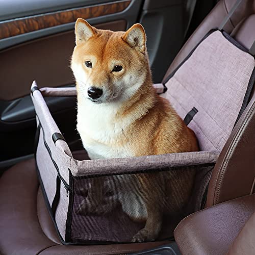 ALEjon Rose Red Faltbarer Hundeautositz: Eine Reisetasche für kleine bis mittelgroße Hunde mit stabilem PVC-Rahmen von ALEjon