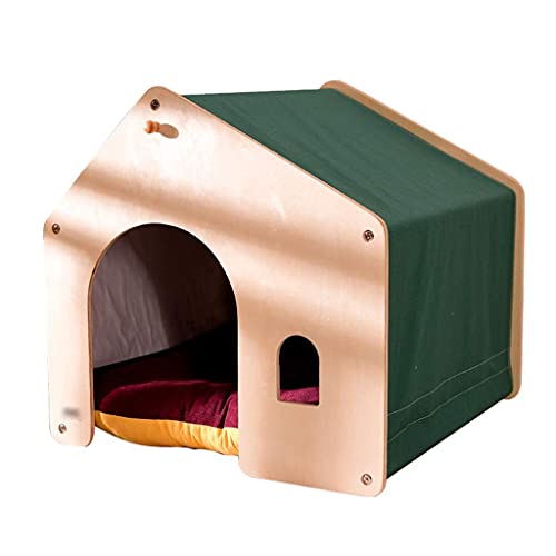 ALEjon Winterwarmes Haustierhaus für kleine Hunde und Katzen – Vier-Jahreszeiten-Universal-Hundezwingerzelt für den Innenbereich von ALEjon