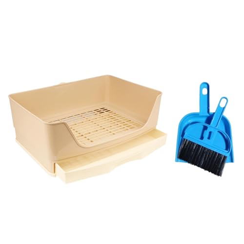 Beigefarbenes Häschen-Töpfchen – Kaninchenstreu und Haustier-Toiletten-Töpfchen-Trainer, Pee-Pfannen-Tablett Beigefarbenes Häschen-Töpfchen – Kaninchenstreu und Haustier-Toiletten-Töpfchen-Trainer, Pee-Pfannen-Tablett von ALEjon