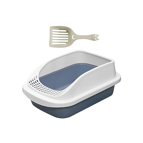 Blaue, Oben offene Töpfchentoilette: Tiefer Klosandkasten für Kätzchen, Kleintiere und Hamster Blaue, Oben offene Töpfchentoilette: Tiefer Klosandkasten für Kätzchen, Kleintiere und Hamster von ALEjon