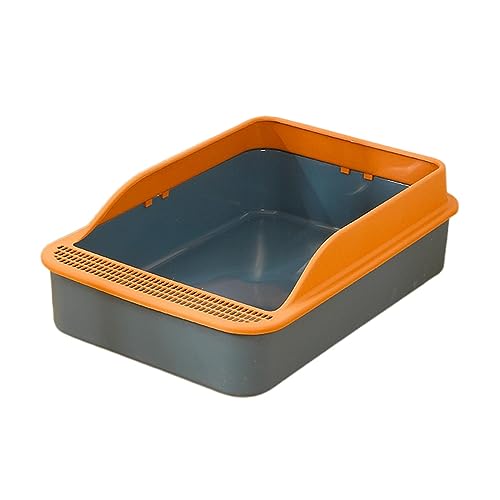Blue M Tragbarer Sandkasten für Katzen: Erhöhende, Oben offene Katzen-/Kätzchen-Toilettentoilette für mittelgroße und große Katzen – Kaninchentoilette – Stilvolles Haustierzubehör Blue M Tragbarer Sandkasten für Katzen: Erhöhende, Oben offene Katzen-/Kätzchen-Toilettentoilette für mittelgroße und große Katzen – Kaninchentoilette – Stilvolles Haustierzubehör von ALEjon