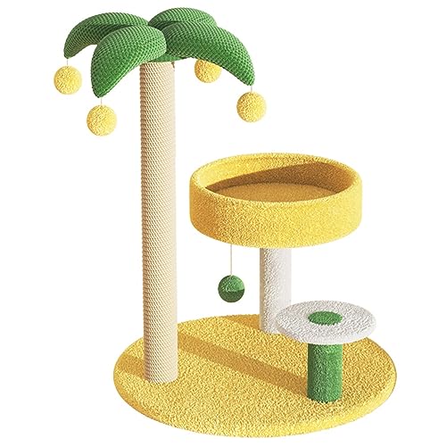 Cozy Condo Kratzbaum – 68 cm großer, mehrstöckiger Katzenturm mit Kratzbäumen, Polstern und Bällen – ideales Katzenhaus für den Innenbereich Cozy Condo Kratzbaum – 68 cm großer, mehrstöckiger Katzenturm mit Kratzbäumen, Polstern und Bällen – ideales Katzenhaus für den Innenbereich von ALEjon