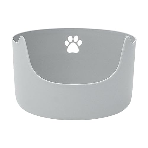 Erhöhter Grauer Katzensandkasten: Oben offene Haustiertoilette für alle Katzenstreugrößen Erhöhter Grauer Katzensandkasten: Oben offene Haustiertoilette für alle Katzenstreugrößen von ALEjon