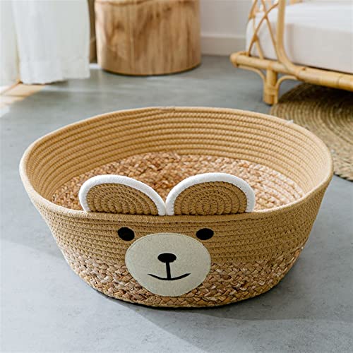 Ganzjahres-Haustiernest aus Rattangrasgeflecht – gemütliches Bett für kleine Haustiere bis 7,5 kg Ganzjahres-Haustiernest aus Rattangrasgeflecht – gemütliches Bett für kleine Haustiere bis 7,5 kg von ALEjon
