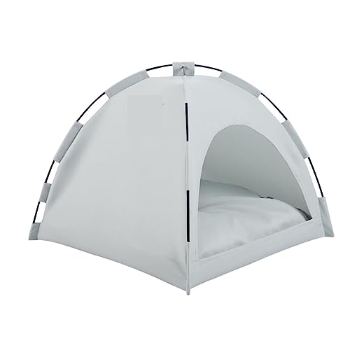Gemütliches türkisgraues Haustierzeltbett – warmes Katzenhaus mit Kissen – 35 x 35 cm Gemütliches türkisgraues Haustierzeltbett – warmes Katzenhaus mit Kissen – 35 x 35 cm von ALEjon