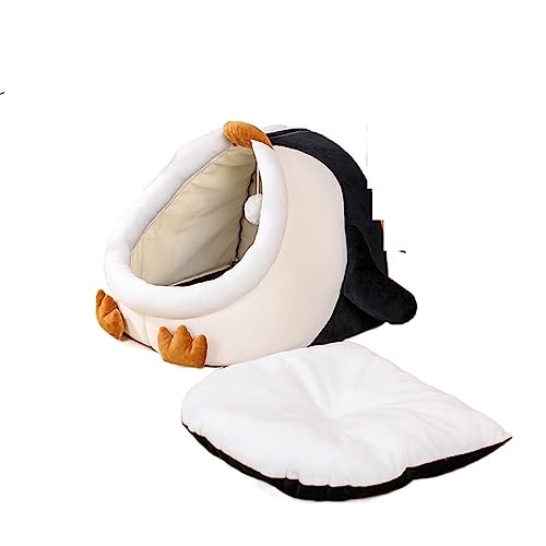 Gemütliches und atmungsaktives Katzenbett – Weiches und süßes Haustierhaus für Kätzchen und Welpen – Bequemes Katzenkissen im charmanten Zeltdesign – Größe M 29 x 31 x 26 cm Gemütliches und atmungsaktives Katzenbett – Weiches und süßes Haustierhaus für Kätzchen und Welpen – Bequemes Katzenkissen im charmanten Zeltdesign – Größe M 29 x 31 x 26 cm von ALEjon