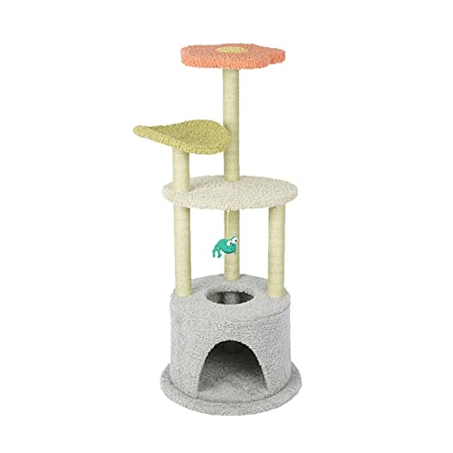 Grauer multifunktionaler Katzenturm: EIN vielseitiges Katzenklettergerüst mit integriertem Katzennest, Sprungplattformen und mehr Grauer multifunktionaler Katzenturm: EIN vielseitiges Katzenklettergerüst mit integriertem Katzennest, Sprungplattformen und mehr von ALEjon