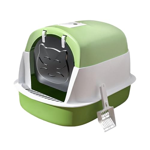 Green Haven: Deluxe-Katzentoilette mit Kapuze und stilvollem Deckel Green Haven: Deluxe-Katzentoilette mit Kapuze und stilvollem Deckel von ALEjon