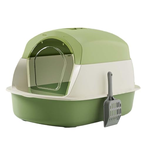 Green Pet Haven: Die ultimative geschlossene Katzentoilette mit Kapuze und Sichtschutz Green Pet Haven: Die ultimative geschlossene Katzentoilette mit Kapuze und Sichtschutz von ALEjon