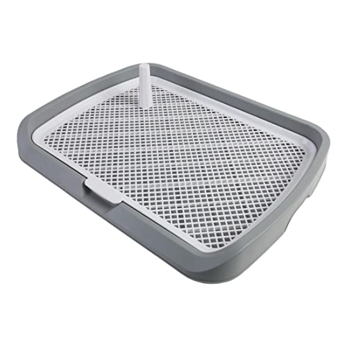 Große dunkelgraue Netz-Hundetoilettenbox – praktisches und wiederverwendbares Trainingstablett für kleine Haustiere – 25,6 x 20 Zoll Große dunkelgraue Netz-Hundetoilettenbox – praktisches und wiederverwendbares Trainingstablett für kleine Haustiere – 25,6 x 20 Zoll von ALEjon
