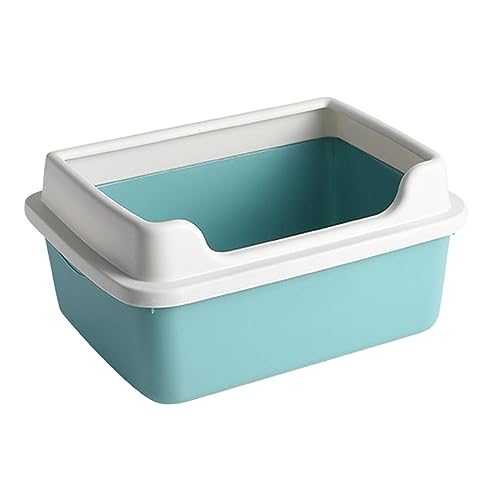 Leicht zu reinigende grüne Katzentoilette mit hohen Seiten – langlebige und praktische Innentoilette für kleine Haustiere Leicht zu reinigende grüne Katzentoilette mit hohen Seiten – langlebige und praktische Innentoilette für kleine Haustiere von ALEjon