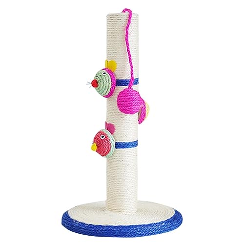 Moderner 44 cm großer Katzenkratzbaum: natürliche Sisalseilstangen, baumelnder Ball – perfekte Katzenmöbel für den Innenbereich Moderner 44 cm großer Katzenkratzbaum: natürliche Sisalseilstangen, baumelnder Ball – perfekte Katzenmöbel für den Innenbereich von ALEjon