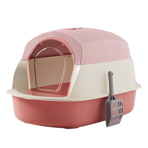 Pink Pet Haven: Die ultimative Katzentoilette mit Kapuze und geschlossener Katzentoilette Pink Pet Haven: Die ultimative Katzentoilette mit Kapuze und geschlossener Katzentoilette von ALEjon