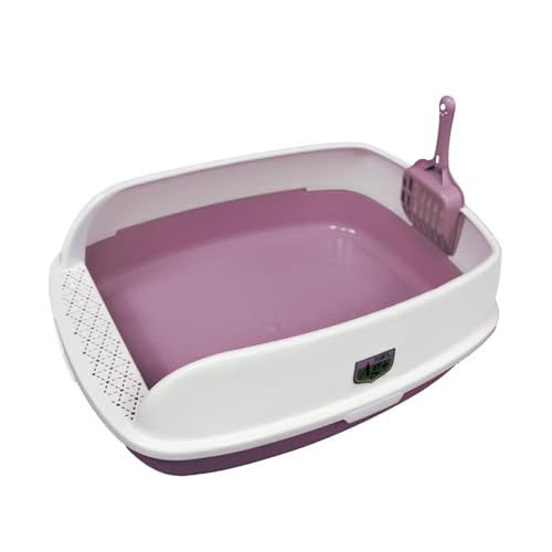 Pretty in Pink: Tragbare, hochseitige Katzentoilette, Bettpfanne für kleine Tiere – Hasen, Kätzchen und mehr! von ALEjon