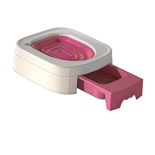 Rosa Katzen-Toiletten-Trainingsbox – leichte, langlebige und Wiederverwendbare Katzentoilette für Haustiere im Innenbereich Rosa Katzen-Toiletten-Trainingsbox – leichte, langlebige und Wiederverwendbare Katzentoilette für Haustiere im Innenbereich von ALEjon
