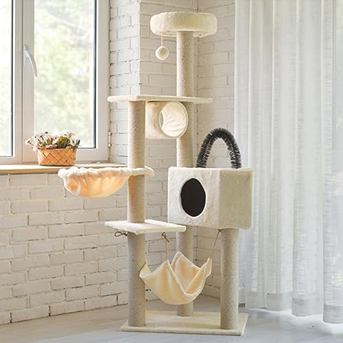 Ultimate Kitty Haven: Mehrstöckige Katzenwohnung mit Kratzbaum – Perfekter Indoor-Katzenbaumturm für verspielte Kätzchen von ALEjon