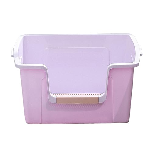 Violette, spritzwassergeschützte Katzentoilette: Tiefe, leicht zu reinigende Wanne für kleine Hunde und große Katzen Violette, spritzwassergeschützte Katzentoilette: Tiefe, leicht zu reinigende Wanne für kleine Hunde und große Katzen von ALEjon