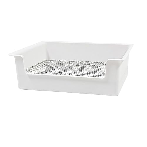 Weiße Eck-Haustiertoilette: Innovative Kaninchen-PIPI-Pfanne für Hamsterfrettchen Weiße Eck-Haustiertoilette: Innovative Kaninchen-PIPI-Pfanne für Hamsterfrettchen von ALEjon