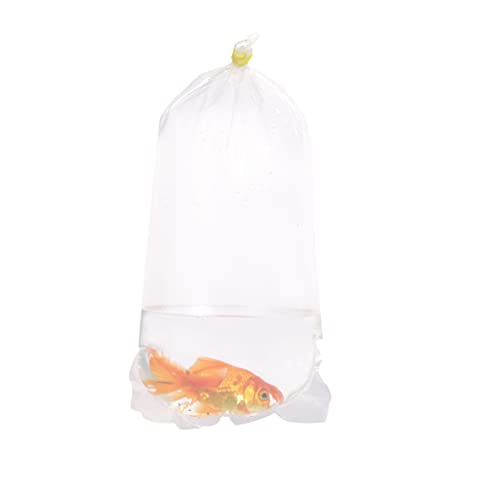 ALFA Fishery Bags Kunststoff-Fischbeutel, auslaufsicher, transparent, Größe 15,2 x 30,5 cm, für Tropische und Meeresfische, 200 Gauge, (50 Stück) von ALFA FISHERY BAGS