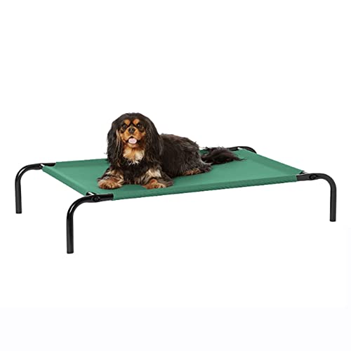 Erhöhtes Haustierbett, erhöhtes Hundebett, großes Hundesofa, erhöhtes Hundebett, Outdoor, erhöhtes Haustierbett, Kühlmatte, Hundebett, Hunde, Campingbett, waschbar, atmungsaktives Mesh & rutschfeste von ALKANI