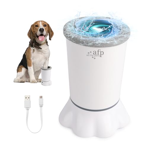 ALL FOR PAWS Automatischer Hundepfotenreiniger für kleine, mittelgroße und große Hunde, per USB wiederaufladbar, mit weichen Silikonborsten, tragbares, schlammiges Haustier-Pflege-Massagegerät ALL FOR PAWS Automatischer Hundepfotenreiniger für kleine, mittelgroße und große Hunde, per USB wiederaufladbar, mit weichen Silikonborsten, tragbares, schlammiges Haustier-Pflege-Massagegerät von ALL FOR PAWS