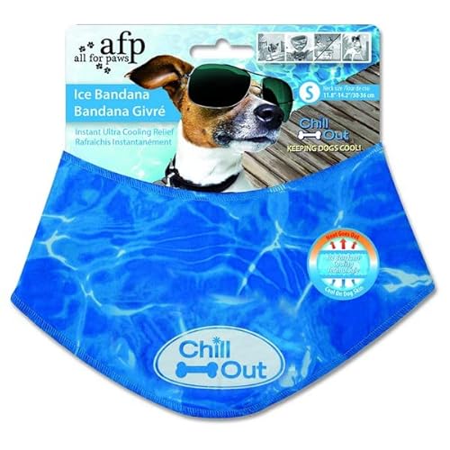 ALL FOR PAWS Chill Out - Always Cool Ice Bandana Kühlendes Hunde Halstuch für Hunde High-Tech S-L Halsband-Kühlung ohne Kühlschrank- ALL FOR PAWS Chill Out - Always Cool Ice Bandana Kühlendes Hunde Halstuch für Hunde High-Tech S-L Halsband-Kühlung ohne Kühlschrank- von ALL FOR PAWS