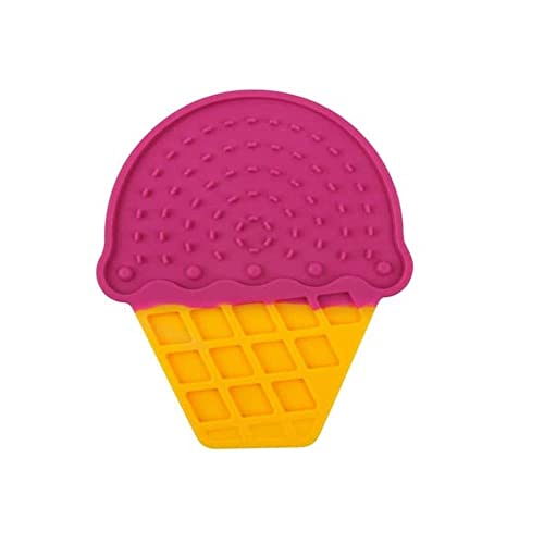 ALL FOR PAWS Chill Out Ice Cream Dog Lick Mat Summer Slow Feeder for Dogs, Pink/Orange (266544) von ALL FOR PAWS