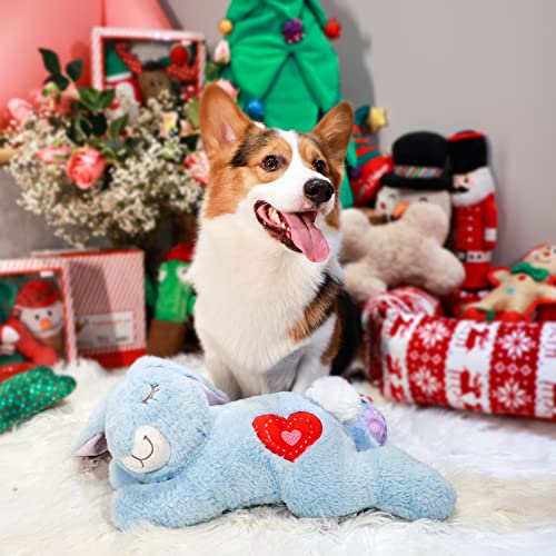 ALL FOR PAWS Heartbeat Puppy Toy Heartbeat Dog Toy for Puppy Dog Heartbeat Toy Puppy Toys Dog Anxiety Relief Plush toyHeart Beat Warm Bunny Pet Behavioral Aid Toy Warm Plush Toy von ALL FOR PAWS