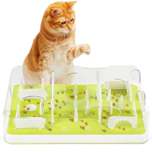 ALL FOR PAWS Interactives Katzen-Futterstation Puzzle, Interaktives Intelligenzspielzeug für Katzen, Interaktives Spielzeug für Katzen… ALL FOR PAWS Interactives Katzen-Futterstation Puzzle, Interaktives Intelligenzspielzeug für Katzen, Interaktives Spielzeug für Katzen… von ALL FOR PAWS