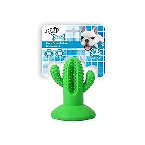 ALL FOR PAWS Kauspielzeug für Hunde, Kaktus, Gummi, Größe S, Blau, 1,8 kg von ALL FOR PAWS