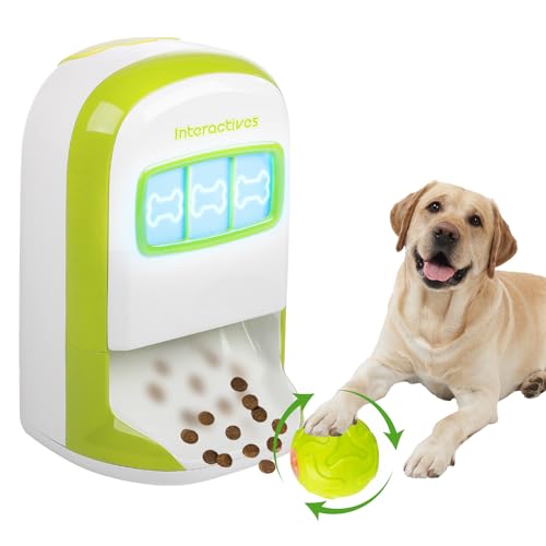 ALL FOR PAWS Lucky Treat Dispensing Dog Toys,Automatic Dog Feeder,Interactive Dog Toys for Puppy IQ Stimulation & Mental Enrichment,Treat Training Games von ALL FOR PAWS