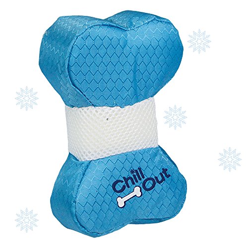 All for Paws Chill Out Feuchtigkeitsspendendes Spielzeug in Knochenform, 23 cm von ALL FOR PAWS