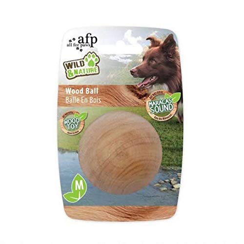 ALL FOR PAWS Wild & Nature Maracas Holzball für Hunde, Medium, 2,78 kg ALL FOR PAWS Wild & Nature Maracas Holzball für Hunde, Medium, 2,78 kg von ALL FOR PAWS
